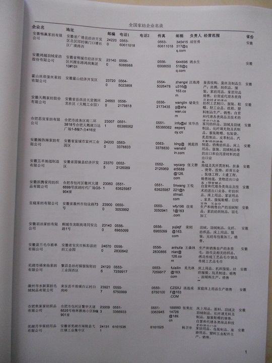 中國家紡企業(yè)黃頁可開展精準營銷，電話營銷、郵件營銷、傳真營銷等等多管齊下，圓您銷售冠軍夢