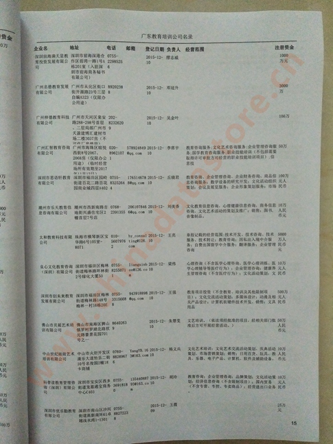 中國廣東教育培訓(xùn)企業(yè)黃頁可開展精準(zhǔn)營銷，電話營銷、郵件營銷、傳真營銷等等多管齊下，圓您銷售冠軍夢